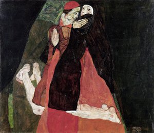 Il cardinale e la suora da Egon Schiele