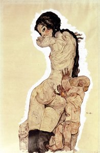 Madre e bambino da Egon Schiele