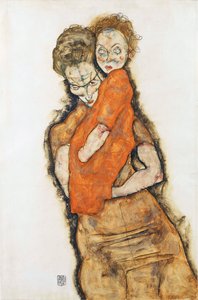 Madre e figlio da Egon Schiele