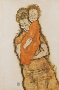 Madre e figlio, 1914 da Egon Schiele