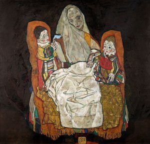 Madre con due bambini III, 1915-1917 da Egon Schiele