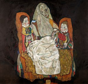 Madre con due bambini III da Egon Schiele