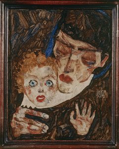 Mutter und Kind II, Madre e figlio. II ... da Egon Schiele