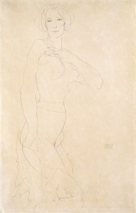 Ragazza nuda da Egon Schiele