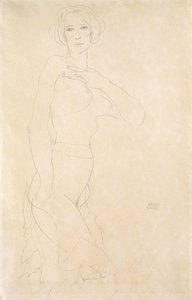 Ragazza nuda da Egon Schiele