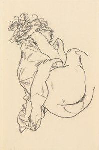Nudo sdraiato da Egon Schiele