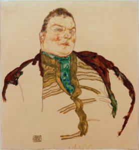 Ritratto di un uomo grasso da Egon Schiele