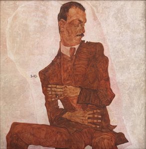 Ritratto di Arthur Roessler, 1910 da Egon Schiele