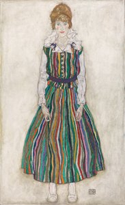 Ritratto di Edith Schiele, la moglie dell