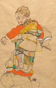 Ritratto di un bambino (Anton Peschka, Jr.) da Egon Schiele