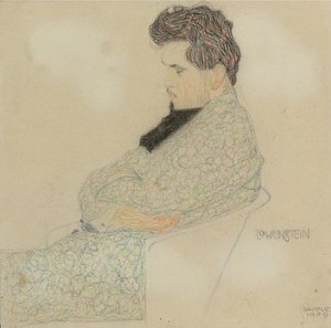 Ritratto del compositore Arthur Löwenstein, 1909 da Egon Schiele