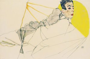Ragazzo sdraiato Erich Lederer da Egon Schiele