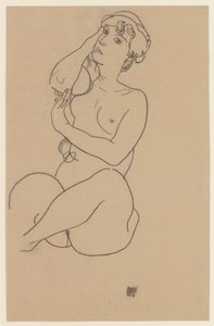 Nudo reclinato, 1917