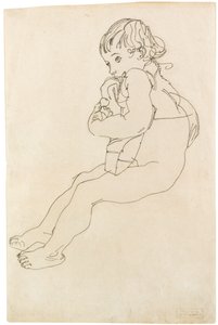 Bambino seduto, 1916