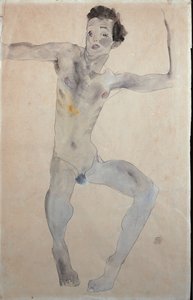 Autoritratto, 1911 da Egon Schiele