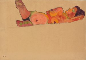 Ragazza che dorme da Egon Schiele