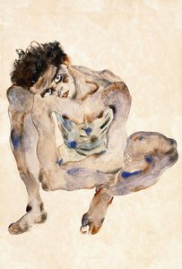 Accovacciato da Egon Schiele