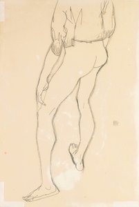 Nudo Maschile in Piedi da Egon Schiele