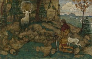 La visione di San Uberto, 1916