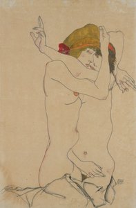 Due donne che si abbracciano, 1913