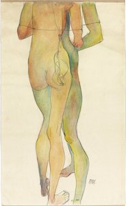 Due Nudi in Piedi da Egon Schiele