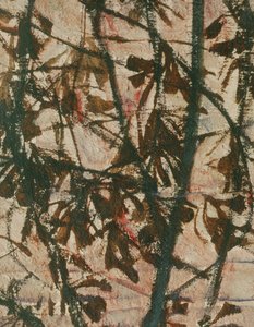 Versinkende Sonne (olio su tela) da Egon Schiele