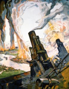 Poster di propaganda della Prima Guerra Mondiale da Egon Tschirch