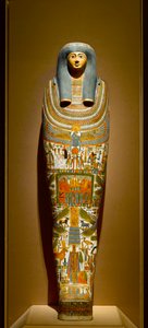 Cartonnage interno di Gautseshenu, c.700-650 a.C. da Egyptian