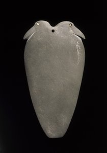 Tavolozza con due uccelli, tardo periodo Naqada II a inizio periodo Naqada III (3500-3050 a.C.) da Edfu, Provincia di Aswan