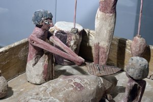 Dettaglio da un modello di una macelleria, Egitto, c.2000-1700 a.C.