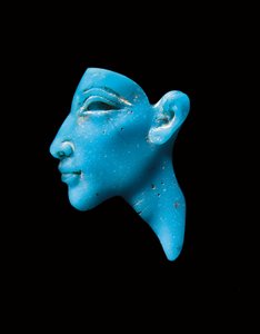 Intarsio di Akhenaton, Nuovo Regno, periodo di Amarna, c.1353-1336 a.C. da Egyptian 13th Dynasty