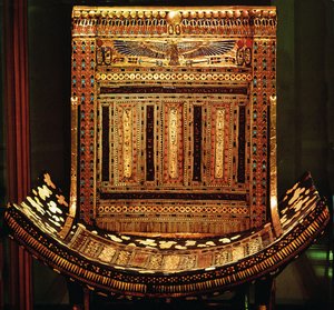 Sedia cerimoniale di Tutankhamon, (dettaglio)
