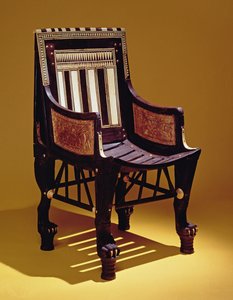 Sedia per bambini, dalla Tomba di Tutankhamon