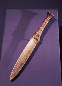 Pugnale, dalla Tomba di Tutankhamon (c.1370-1352 a.C.) Nuovo Regno