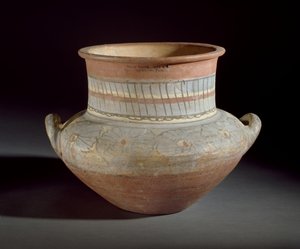 Vaso decorato con manici a lug, Amarna, XIV secolo a.C.