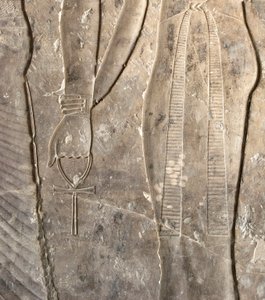 Antichità egizia: geroglifici Ankh. Tomba di Kherouef (TT192) (XVIII dinastia)