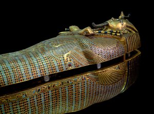 Antichità egizia: sarcofago del Tesoro di Tutankhamon