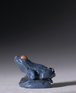 Amuleto a forma di rana, c.1380-1330 a.C.