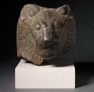 Testa di Sekhmet, Tebe, c.1391-53 a.C. da Egyptian 18th Dynasty