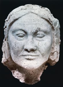 Testa di una donna anziana, Periodo di Amarna da Egyptian 18th Dynasty