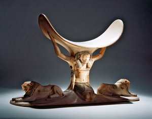 Poggiatesta con Shu, il dio egizio dell