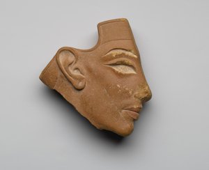 Profilo intarsiato, da Tell el-Amarna, Nuovo Regno, c.1353-36 a.C.