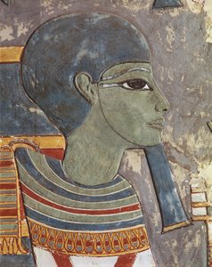 Rilievo dipinto del dio Ptah