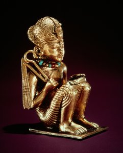 Pendente che rappresenta Amenofi III, dalla tomba di Tutankhamon, Nuovo Regno
