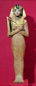 Figura Shabti del re dalla Tomba di Tutankhamon (c.1370-1352 a.C.) Nuovo Regno