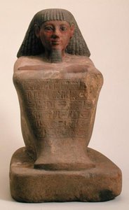 Statua dello scriba Maaniamen, metà XV secolo a.C., Nuovo Regno da Egyptian 18th Dynasty