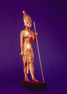 Statuetta del re, dalla Tomba di Tutankhamon
