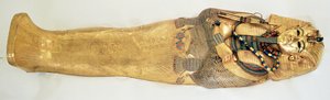 Il sarcofago più interno del re, dalla Tomba di Tutankhamon