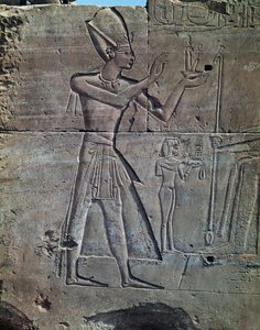 Thutmose III, rilievo, Tempio di Amon, Complesso del Tempio di Karnak (Lista del Patrimonio Mondiale Unesco) da Egyptian 18th Dynasty