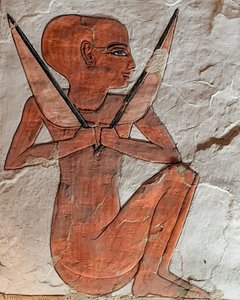 Divinità Naos, dalla Tomba di Nefertari, Nuovo Regno